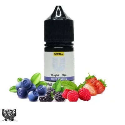 سالت یوول توت فرنگی تمشک بلوبری | UWELL MIXED BERRIES