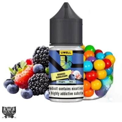 سالت یوول ادامس توت فرنگی تمشک | UWELL BERRIES BUBBLEGUM
