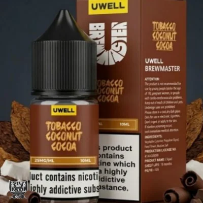 سالت یوول تنباکو نارگیل شکلات | UWELL TOBACCO COCONUTS COCOA